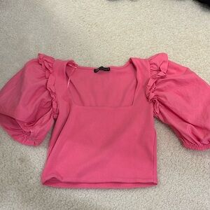 Hot pink Zara top
